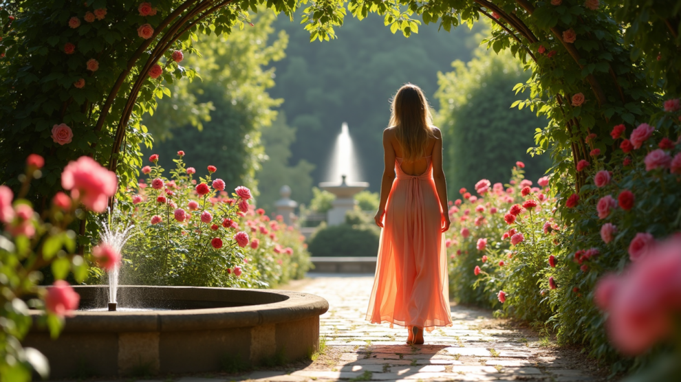 Ladies White Midi Dress