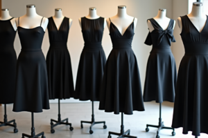 Midi Black Dresses For Women