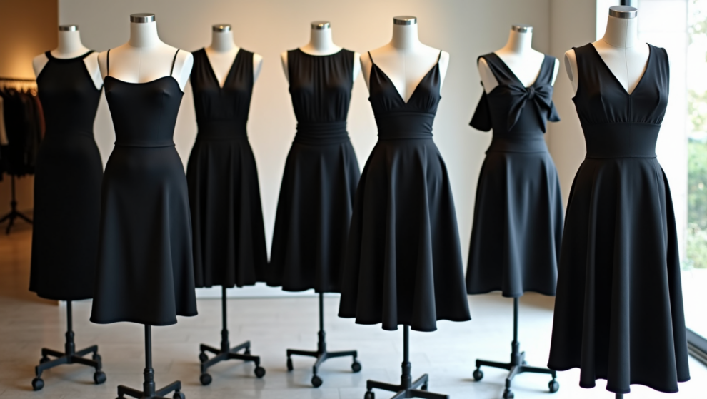 Midi Black Dresses For Women